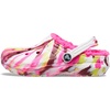 Electric Pink/Multi Marbled Tie-dye