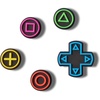 Neon Gaming Controller
