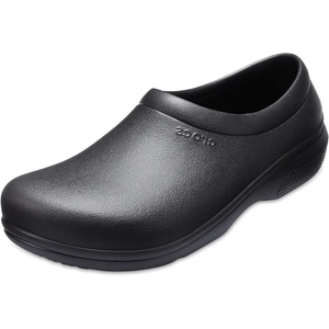Crocs Adult On The Clock Clogs Slip On Slip Resistant Work Shoes(Black)