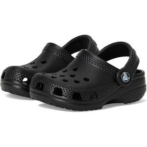 Crocs Baby Girls’ Classic Littles Clogs(Black)