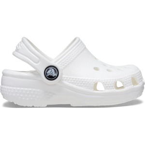 Crocs Baby Girls’ Classic Littles Clogs(White)