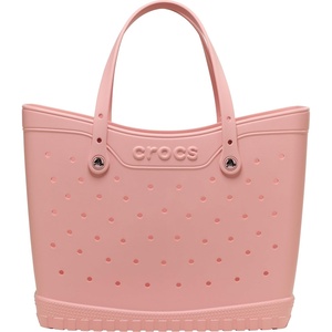 Crocs Classic Large Tote Bag | Durable | Washable | Waterproof(Powder Pink)