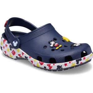 Crocs Girls’ Disney Mickey Minnie Mouse™ Clogs(Navy/Mickey Jibbitz)