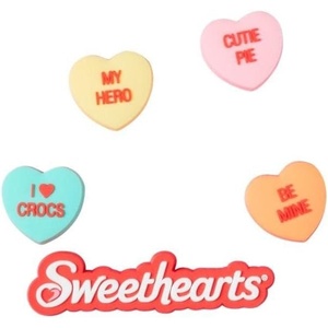 Crocs Jibbitz 5-Pack Food Shoe Charms | Jibbitz(Sweethearts)