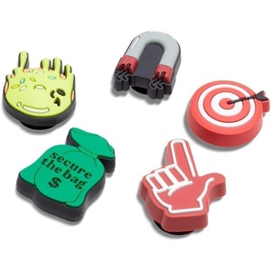 Crocs Jibbitz 5-Pack Trendy Shoe Charms | Jibbitz, Word Dude, Small