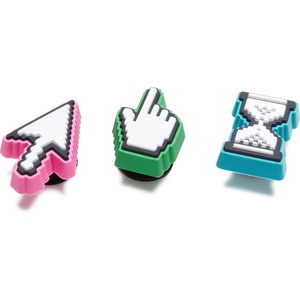 Crocs Jibbitz 5-Pack Trendy Shoe Charms | Jibbitz for Crocs(Digital Icons)