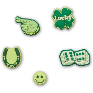 Crocs Jibbitz Bling & Jewelry Shoe Charm Packs(Feeling Super Lucky 5-pack)