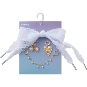 Crocs Jibbitz Bling & Jewelry Shoe Charm Packs(Lace & Pearl Chain)