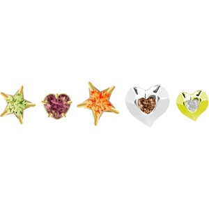 Crocs Jibbitz Bling & Jewelry Shoe Charm Packs(Meta Stars and Hearts)