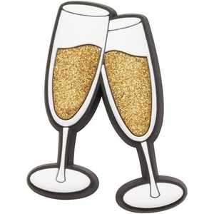 Crocs Jibbitz Chill Shoe Charms | Jibbitz for Crocs, Champagne, Small