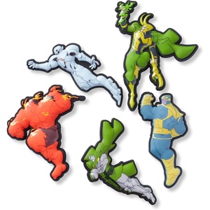 Crocs Jibbitz DC/Marvel Super Hero Shoe Charm Packs(Avengers Villains)