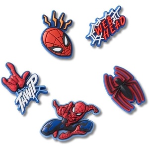 Crocs Jibbitz DC/Marvel Super Hero Shoe Charm Packs(Spider-man Web)