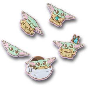 Crocs Jibbitz Disney Star Wars Shoe Charm Packs, Grogu, 5-Pack