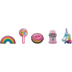 Crocs Jibbitz Girls’ Favorites Shoe Charm Packs(Everything Nice 5-Pack)