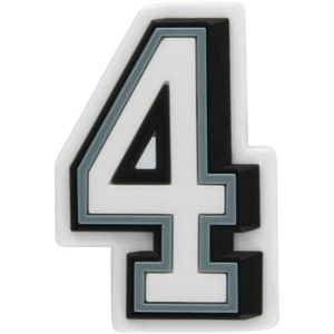Crocs Jibbitz Number & Symbols Shoe Charms(Number 4)