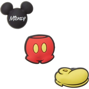 Crocs Jibbitz Shoe Charms, Disney Mickey and Minnie Mouse Collection Multi Packs, Mickey Mouse, 3 Pack