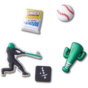 Crocs Jibbitz Sports & Outdoor Shoe Charm Packs(Baseball Team)
