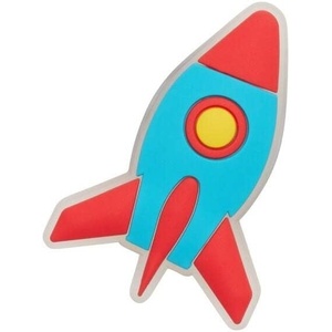 Crocs Jibbitz Work Shoe Charms| Jibbitz for Crocs, Rocketship, Small