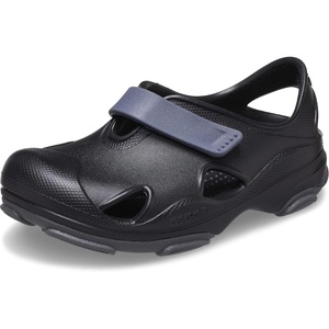 Crocs Kids All Terrain Fisherman Sandal (Toddler)(Black)