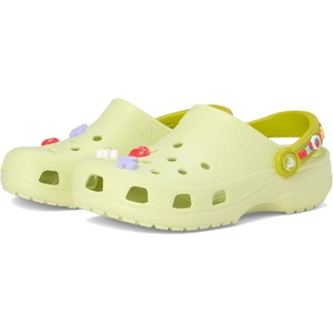 Crocs Kids’ Classic Clogs with Jibbitz Charms(Frothy Green)
