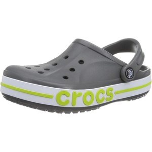 Crocs Kids’ Classic Clogs(Slate Grey/Lime Punch)