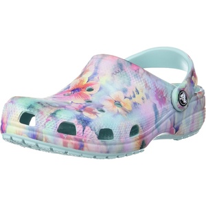 Crocs Kids’ Classic Clogs(Watercolor Floral)