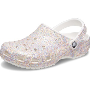 Crocs Kids’ Classic Clogs(White/Multi)