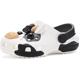 Crocs Kids Classic I am Clogs (Little Kid/Big Kid)(White/Cow)