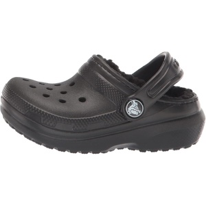 Crocs Kids’ Classic Lined Clog(Black/Black)