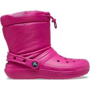 Crocs Kids’ Classic Lined Neo Puff Boot(Fuchsia Fun)