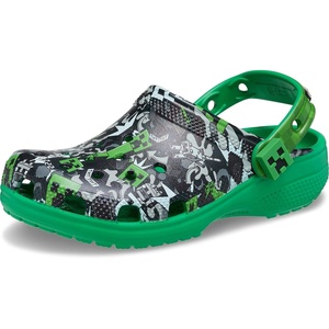 Crocs Kids’ Classic Minecraft Clogs(Multi Black)