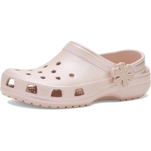 Crocs Kids Classic Pearl Shine Clogs (Little Kid/Big Kid)(Quartz)
