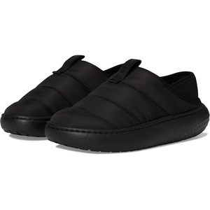 Crocs Kids’ Classic Puff Moc(Black/Black)