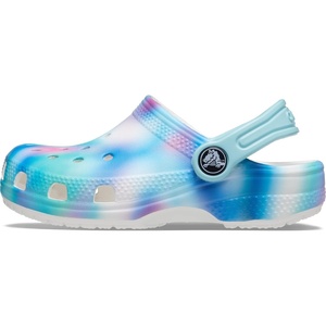 Crocs Kids’ Classic Tie Dye Clogs(Pastel Solar Rainbow)