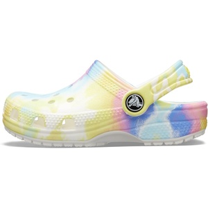 Crocs Kids’ Classic Tie Dye Clogs(Pastel Tie Dye)