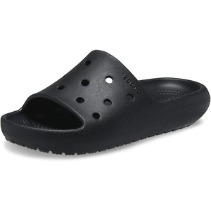 Crocs Kids’ Classic V2 Slides(Black)