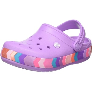 Crocs Kids’ Crocband Chevron Clog(Orchid)