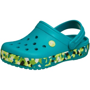 Crocs Kids Crocband Clogs(Glow Confetti/Turbo Teal)