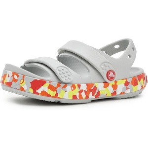 Crocs Kids’ Crocband Cruiser Sandals(Atmosphere/Flame)