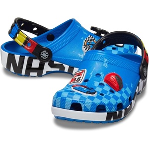 Crocs Kids Nascar Classic Clog (Little Kid/Big Kid)(Bright Cobalt)