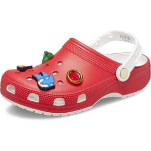 Crocs Kids’ Sonic the Hedgehog Classic Clogs, Kids and Toddler Shoes(Red)