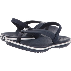 Crocs Kids’ Unisex Crocband Flip GS Shoes(Navy)