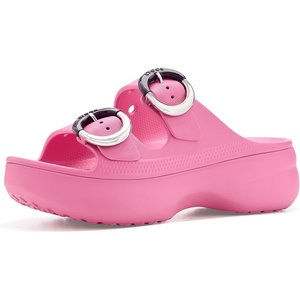 Crocs Saturday Buckle Platform Sandals(Pink Lemonade)