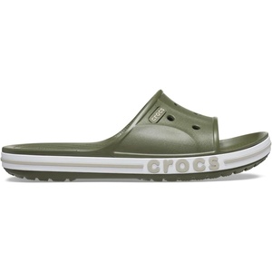 Crocs Unisex Adult Bayaband Slide Sandals(Army Green/Cobblestone)