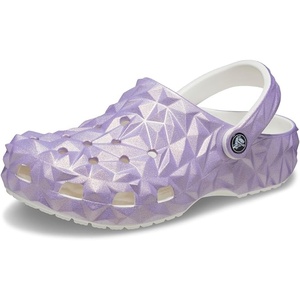 Crocs Unisex Adult Classic Geometric Clog(Iridescent Lilac)