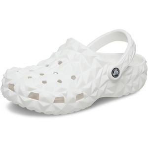 Crocs Unisex Adult Classic Geometric Clog(White)