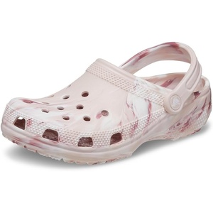 Crocs Unisex Adult Classic Marbled Tie-dye Clogs(Pink)