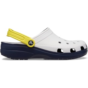 Crocs Unisex Adult Classic Retro Sport Slip On Clogs(White)