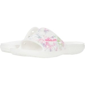 Crocs Unisex Adult Classic Slide Sandals(Pastel Bleach Dye)