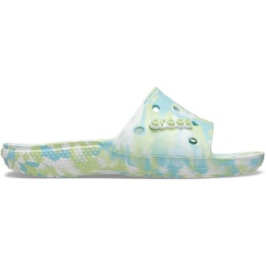 Crocs Unisex Adult Classic Slide Sandals(Pure Water/Multi)